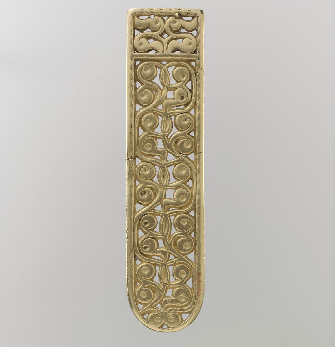 Gold Belt End, Gold, Avar