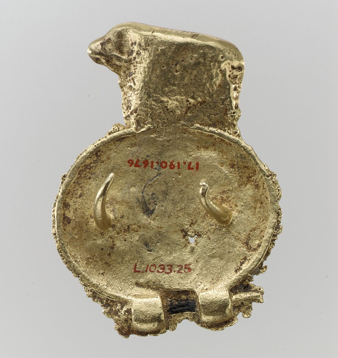 Gold Belt Mount (Miscast and Unfinished), Gold, Avar