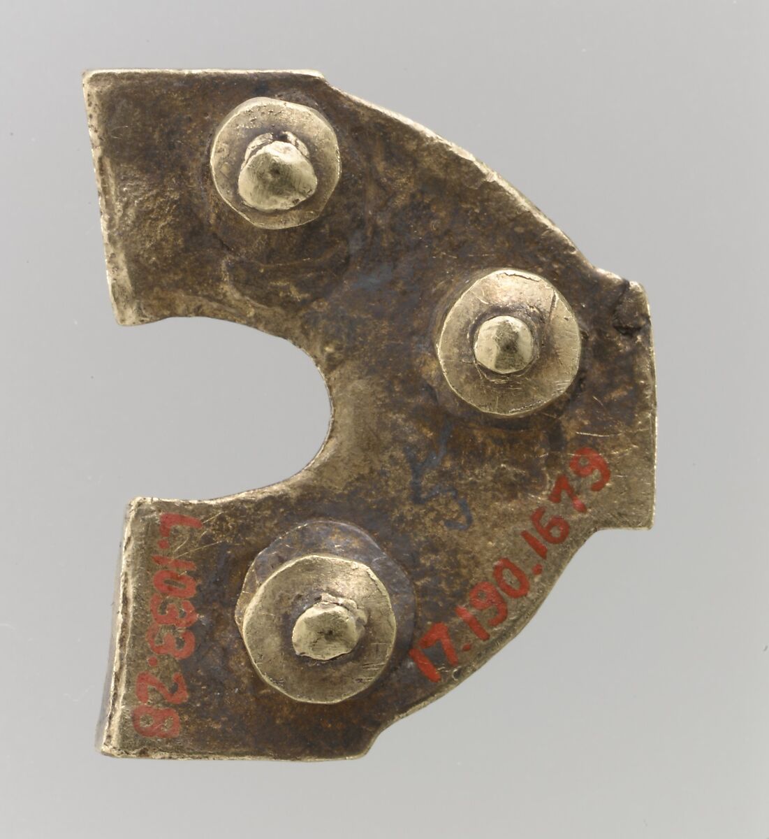 Gold Belt-Hole Guard, Gold, Avar