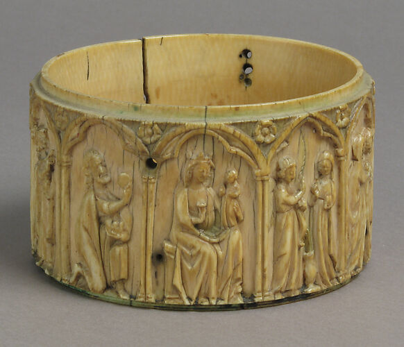 Circular Box (Pyxis) with Scenes from the Infancy of Jesus