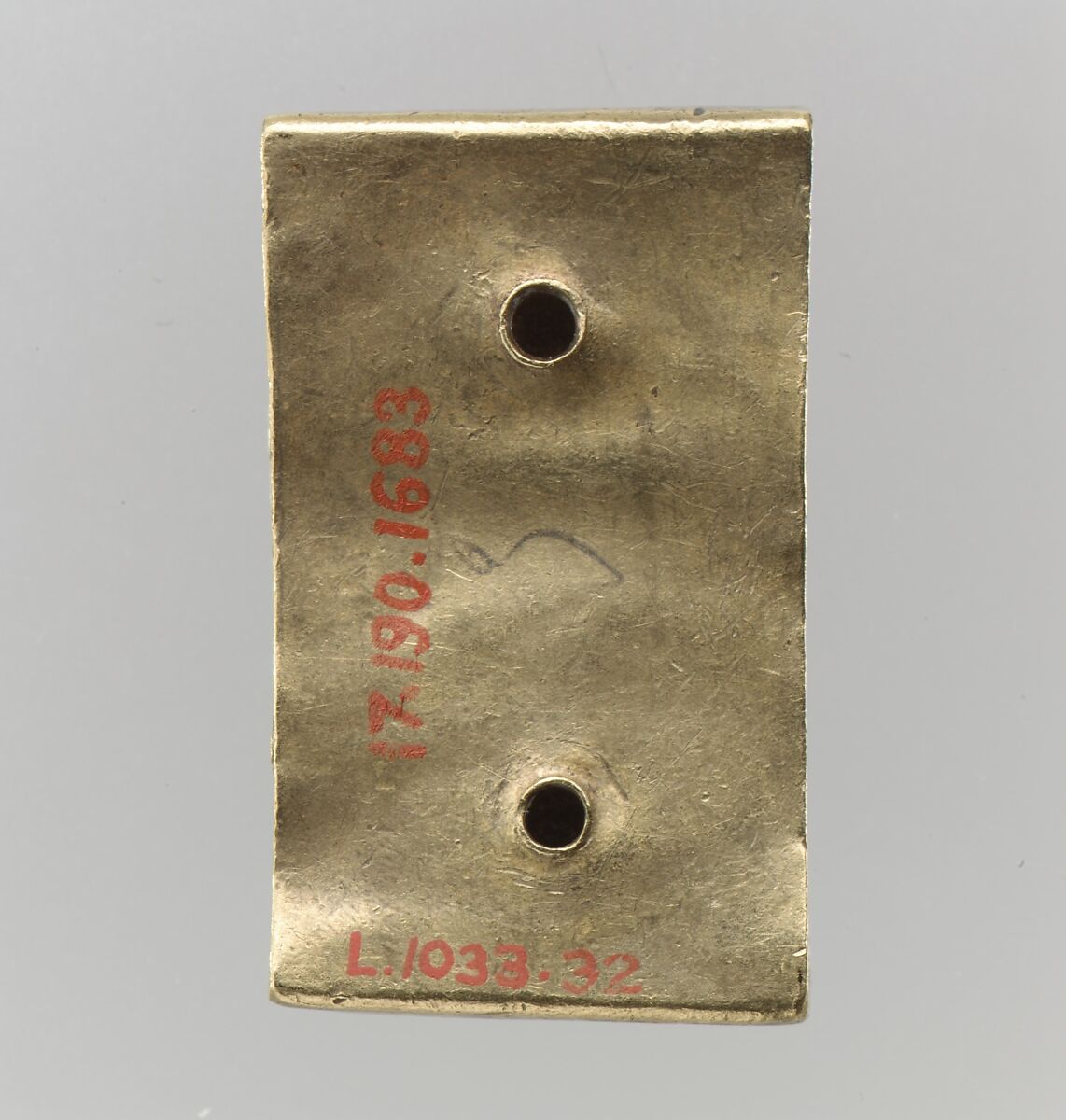 Gold Slide for a Belt or Strap, Gold, Avar