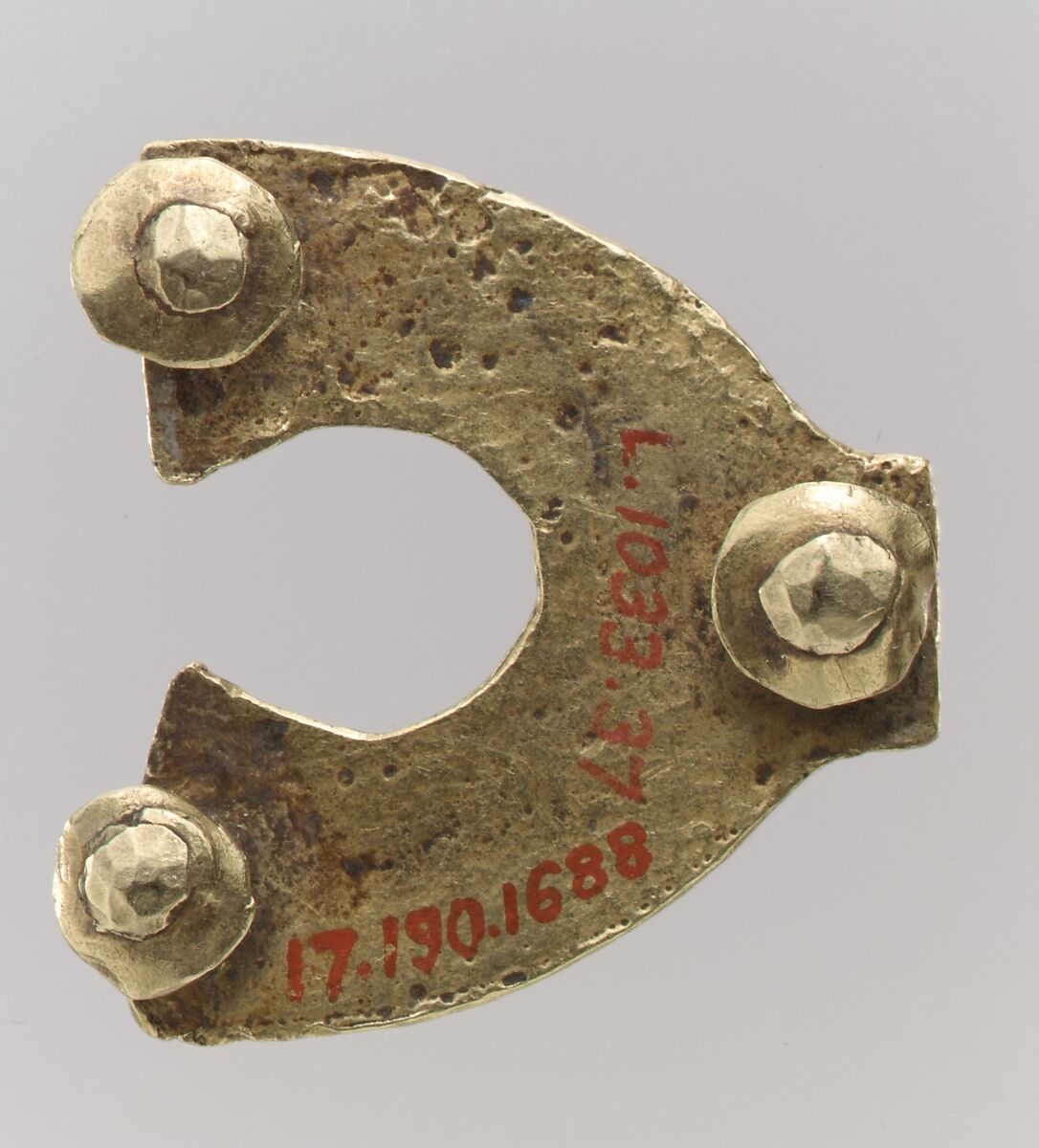 Gold Belt Hole Guard, Gold, Avar