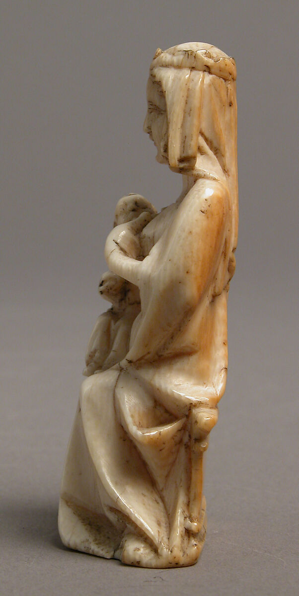 Virgin and Child, Elephant ivory, French or German