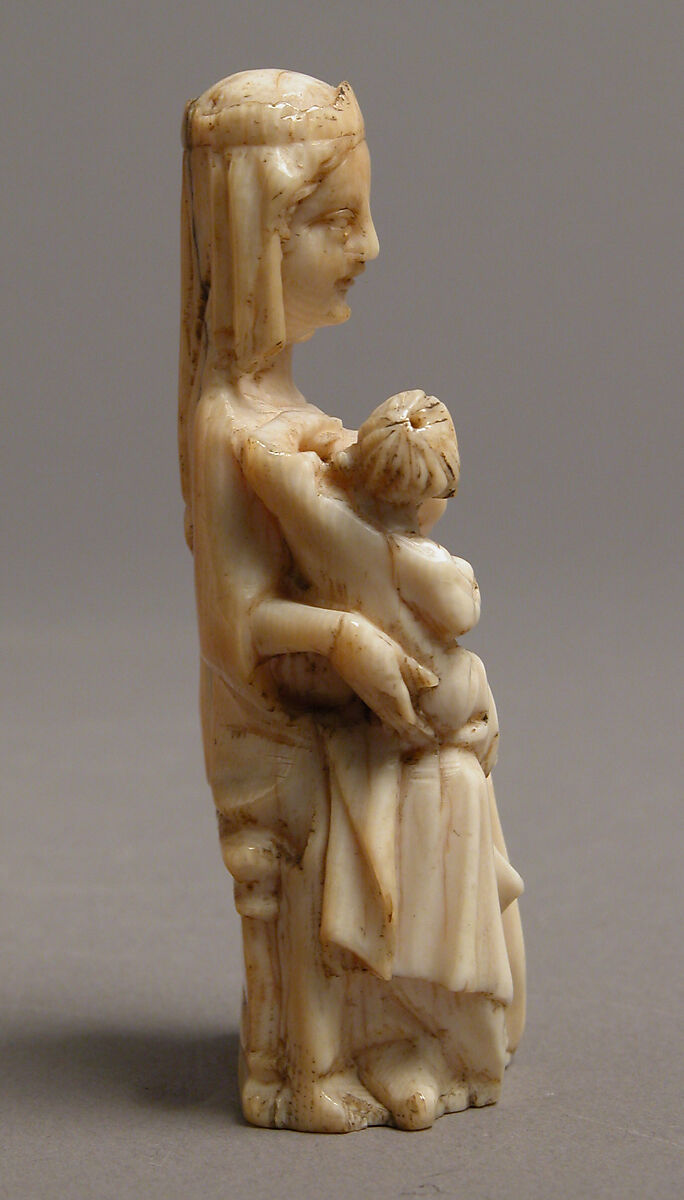 Virgin and Child, Elephant ivory, French or German