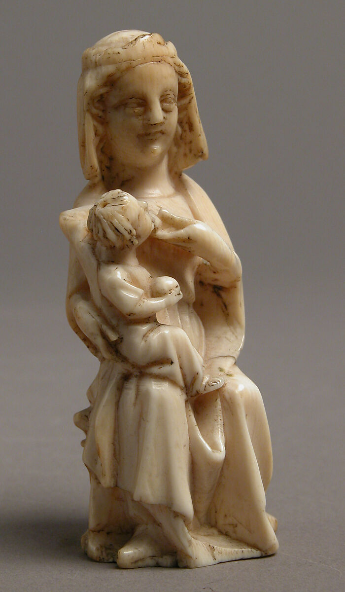 Virgin and Child, Elephant ivory, French or German