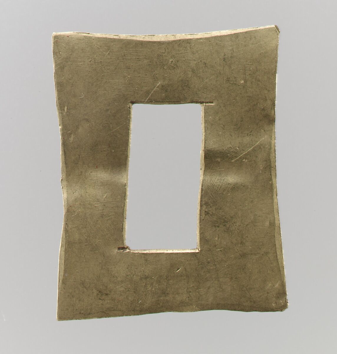 Gold Belt Mount with Rivet, Gold, Avar