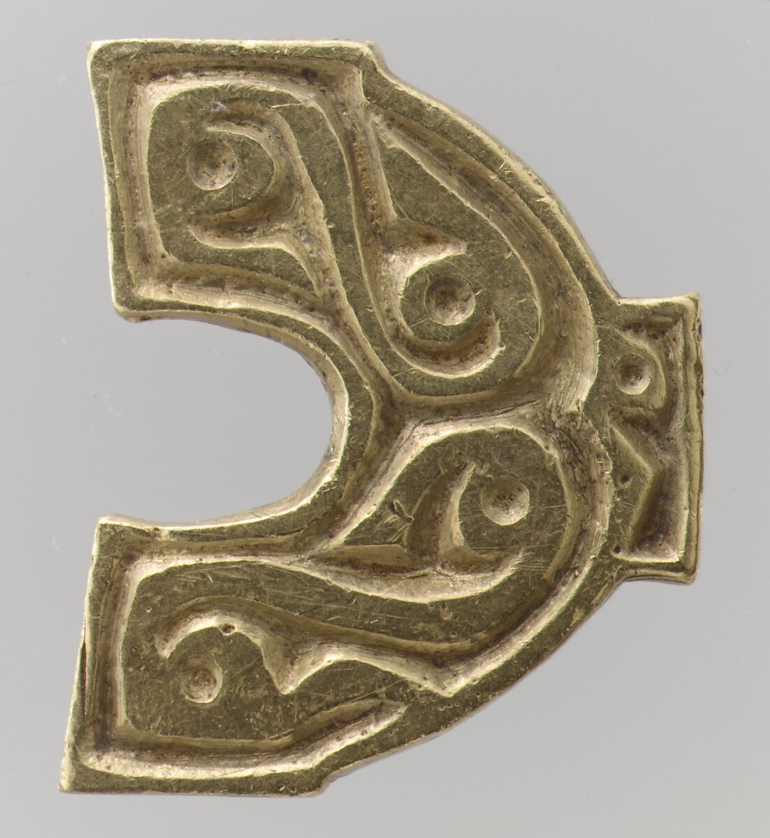 Gold Belt-Hole Guard, Gold, Avar 