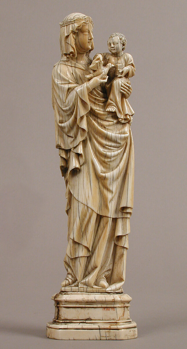 Virgin and Child, Elephant ivory, North French