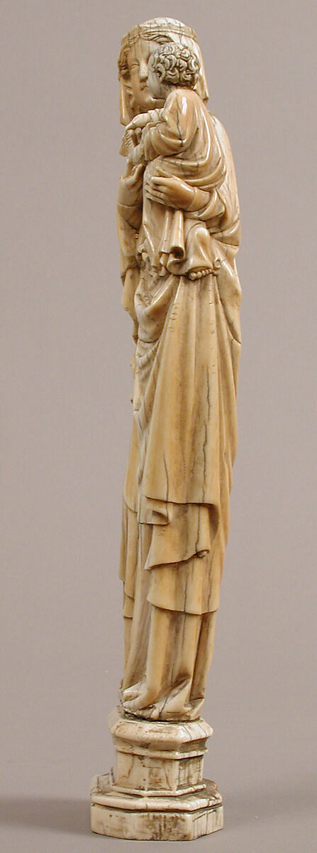 Virgin and Child, Elephant ivory, North French