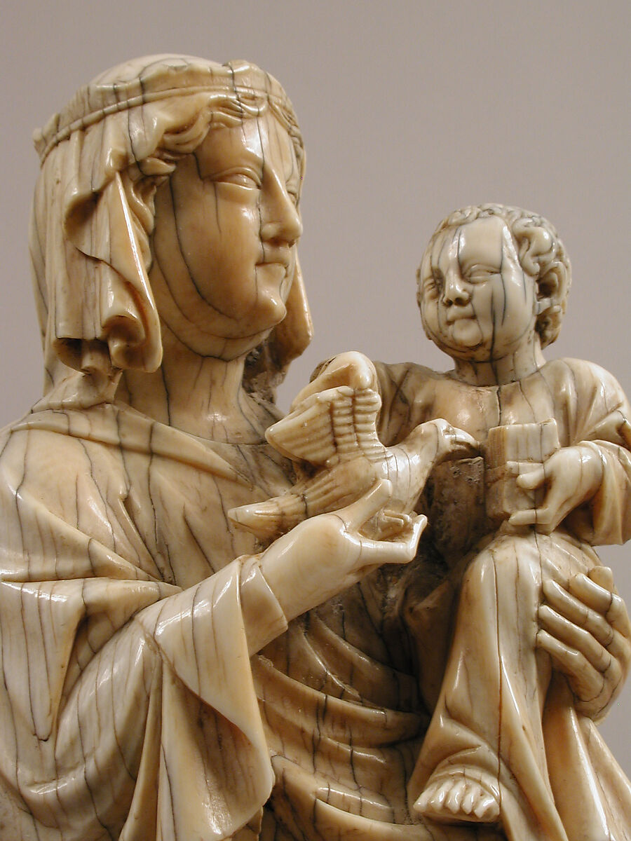 Virgin and Child, Elephant ivory, North French
