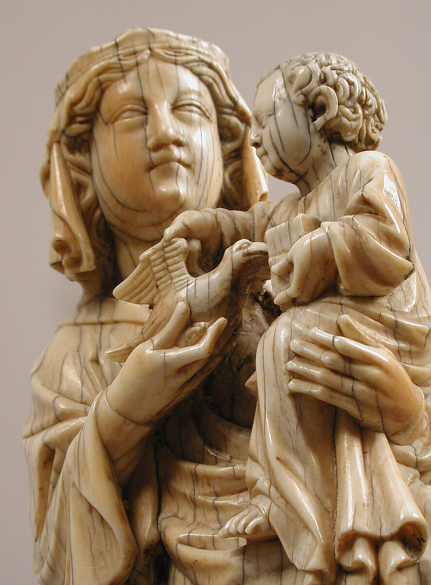 Virgin and Child, Elephant ivory, North French