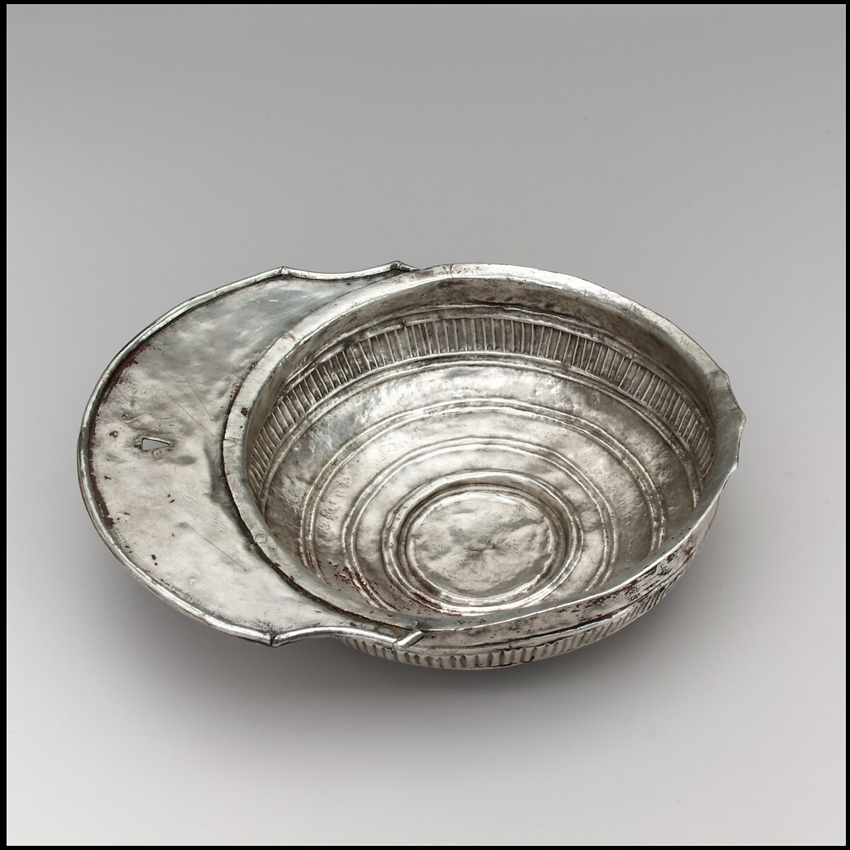 Silver Drinking Bowl with Handle, Silver, Avar 