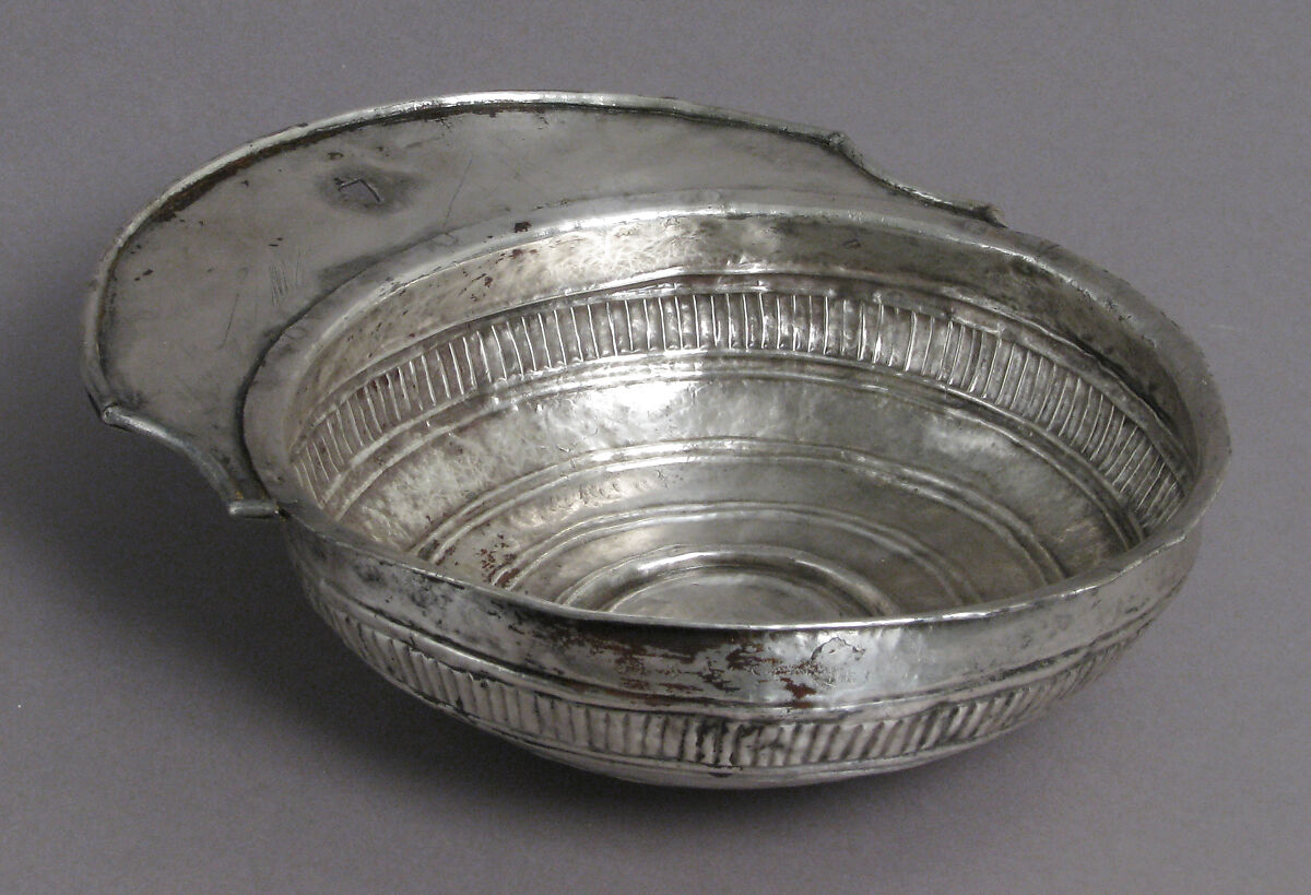Silver Drinking Bowl with Handle, Silver, Avar