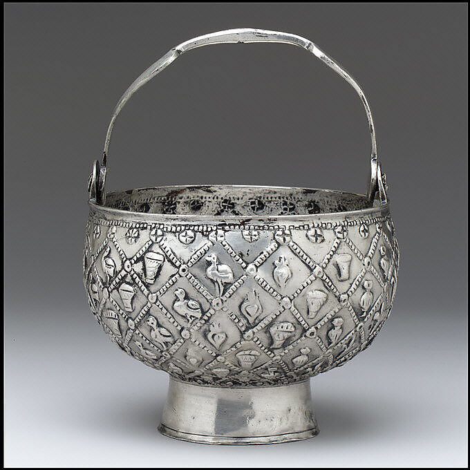 Silver Bucket, Silver, Byzantine 