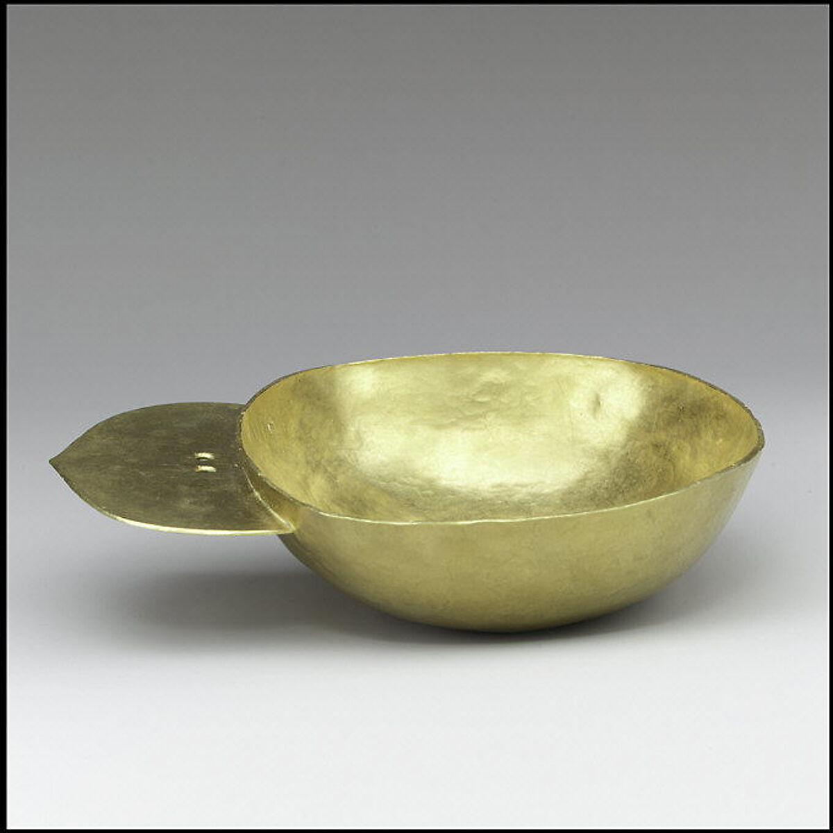 Gold Drinking Bowl with Handle, Gold, Avar 