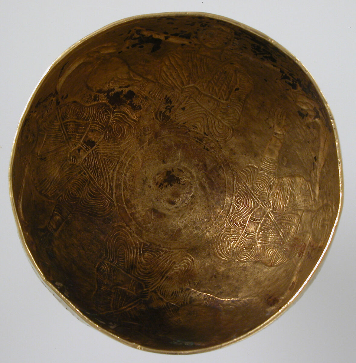 Goblet with Personifications of Cyprus, Rome, Constantinople, and Alexandria, Gold, Avar or Byzantine