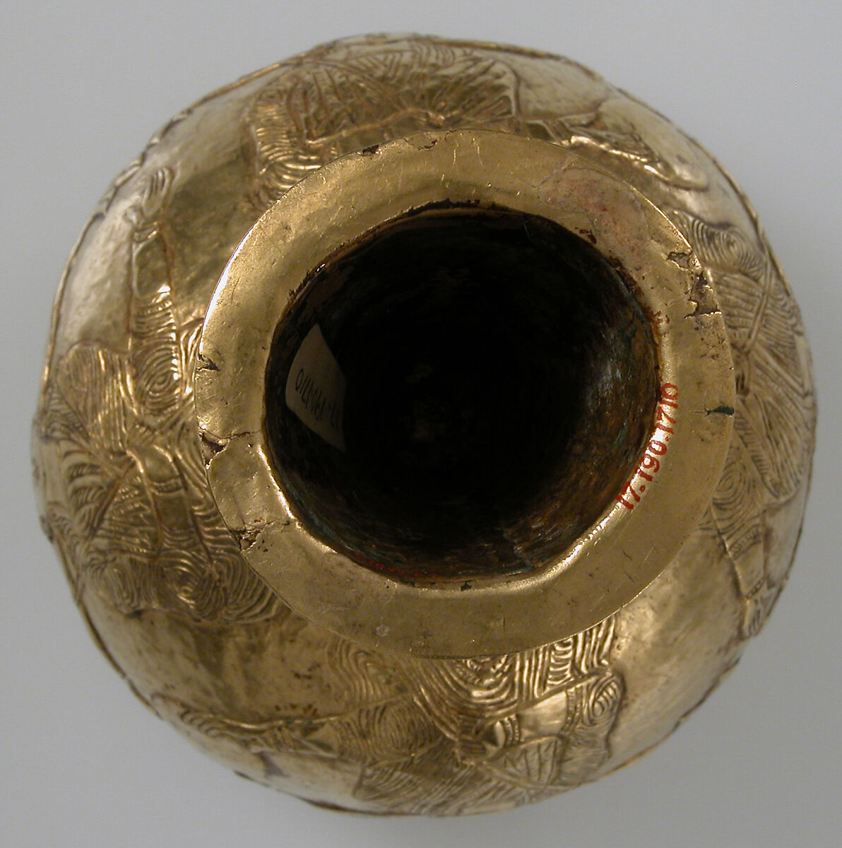 Goblet with Personifications of Cyprus, Rome, Constantinople, and Alexandria, Gold, Avar or Byzantine