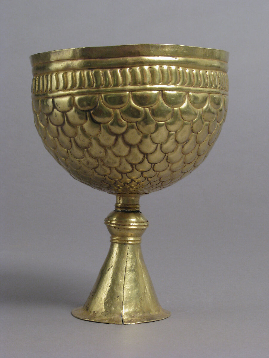 Goblet and Cover (?), Gold, Avar or Byzantine