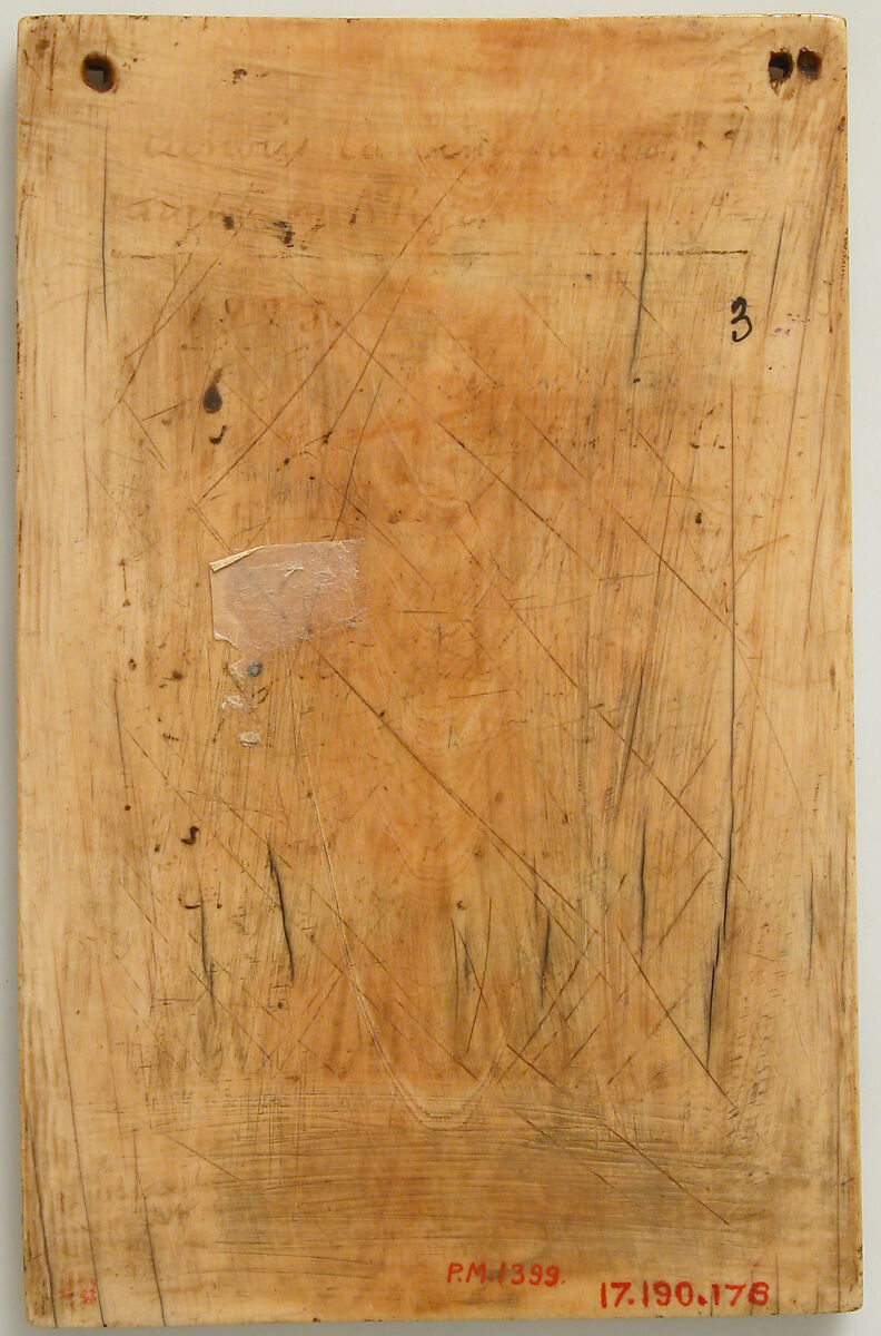 Right Leaf of a Diptych, Elephant ivory, French