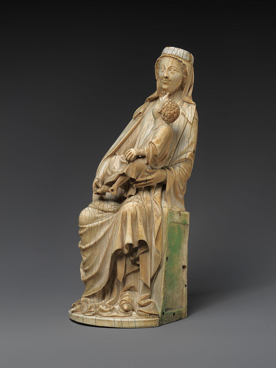 Virgin and Child, Elephant ivory, North French