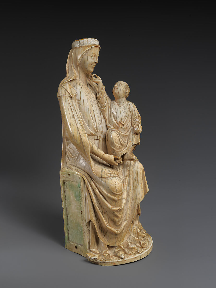 Virgin and Child, Elephant ivory, North French