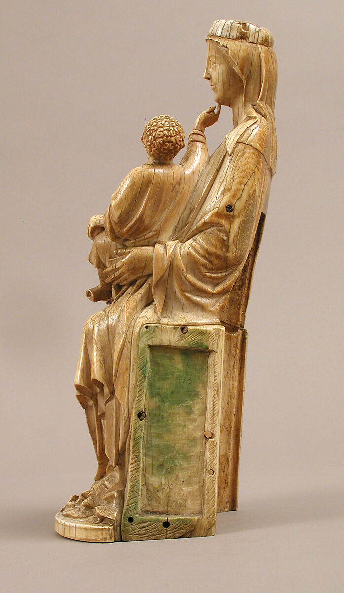 Virgin and Child, Elephant ivory, North French