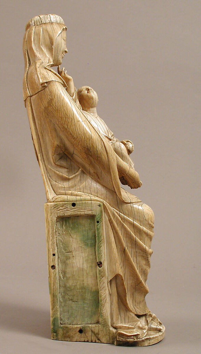 Virgin and Child, Elephant ivory, North French