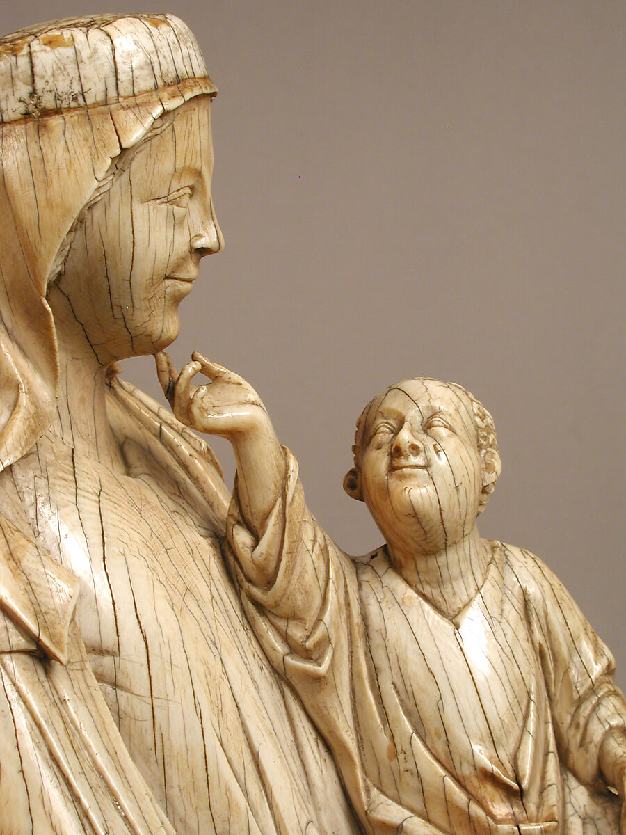 Virgin and Child, Elephant ivory, North French
