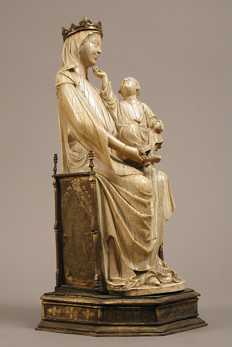 Virgin and Child, Elephant ivory, North French