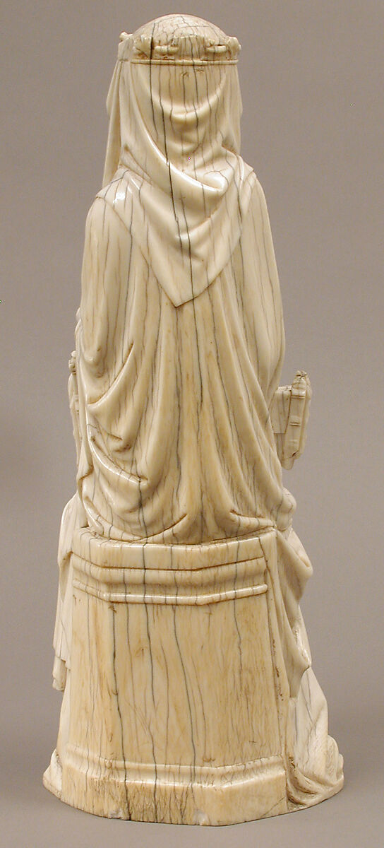 Virgin and Child with Cradle, Elephant ivory, traces of polychromy, German