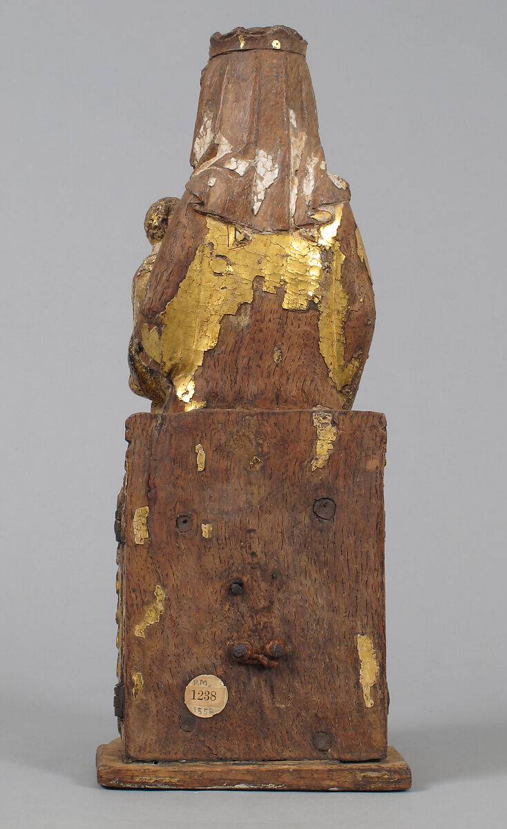 Shrine of the Virgin, Oak, linen covering, polychromy, gilding, gesso, German