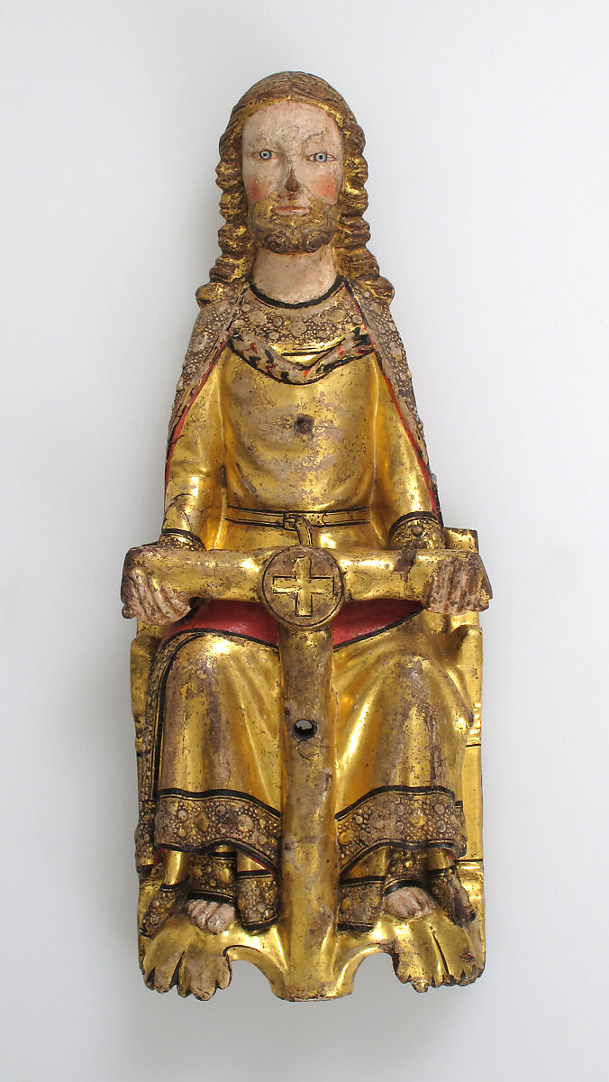 Shrine of the Virgin, Oak, linen covering, polychromy, gilding, gesso, German