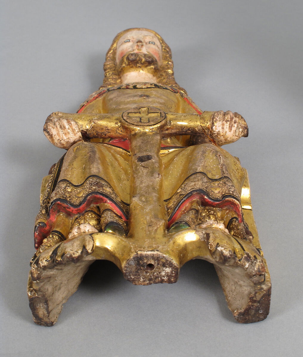 Shrine of the Virgin, Oak, linen covering, polychromy, gilding, gesso, German