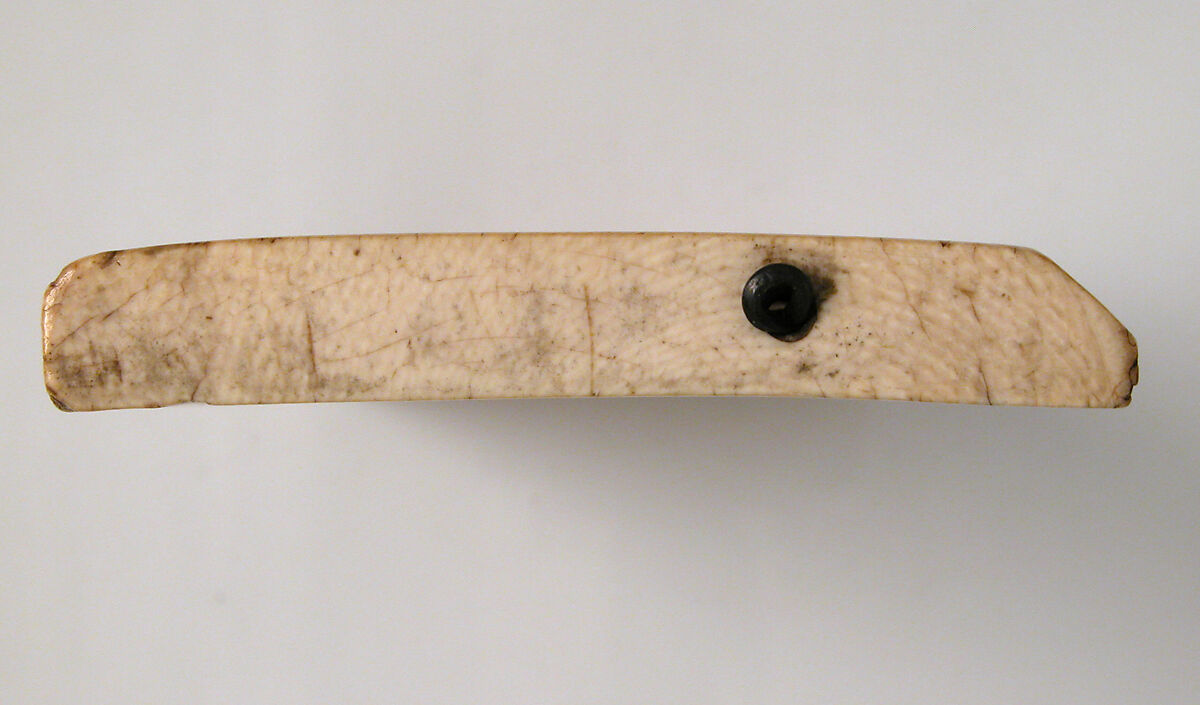 Leaf from a Diptych with the Crucifixion and Annunciation, Elephant ivory with metal mounts, French