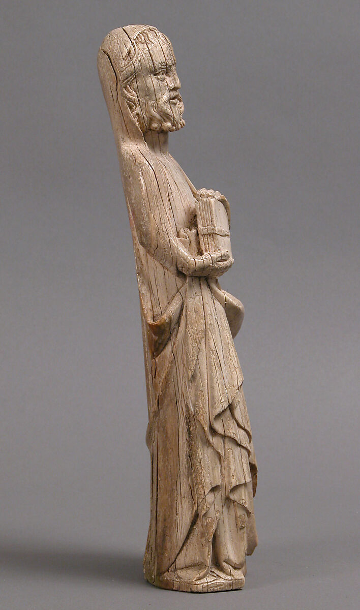 Apostle Holding a Book, Elephant ivory, French (?)