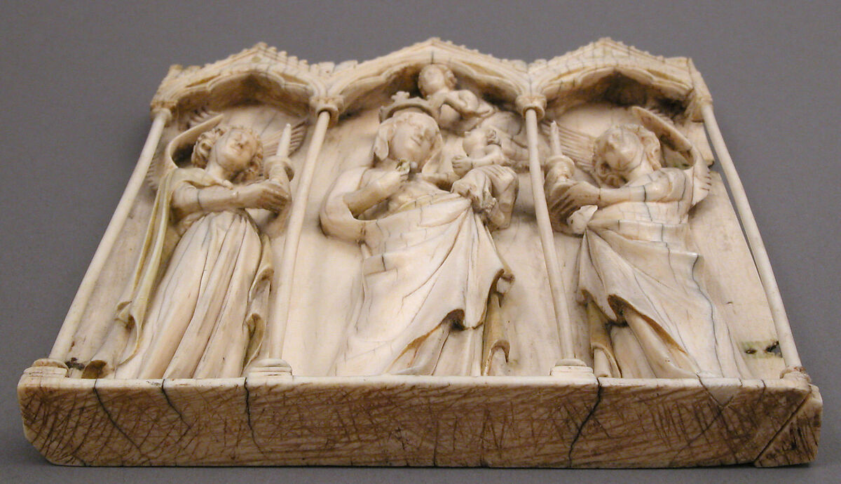 Central Portion of a Tabernacle, Elephant ivory, French