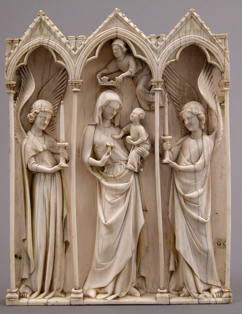 Central Portion of a Tabernacle, Ivory, French 