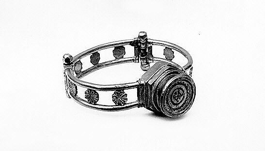 Gold and Niello Bracelet, Gold, niello, Byzantine