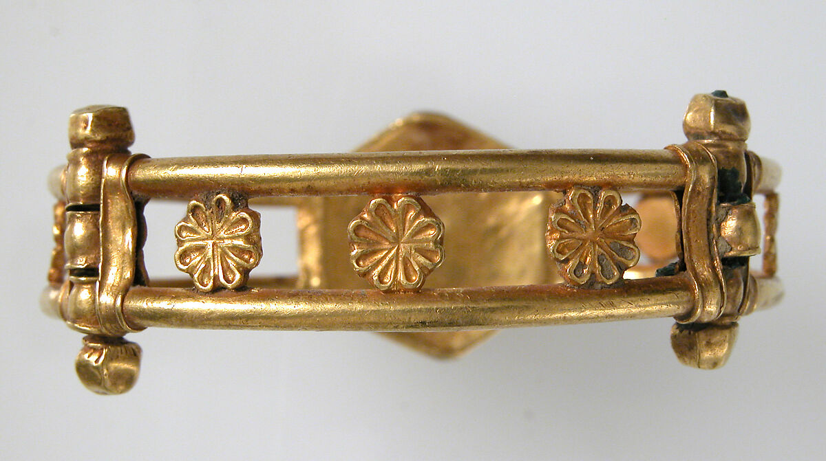 Gold and Niello Bracelet, Gold, niello, Byzantine