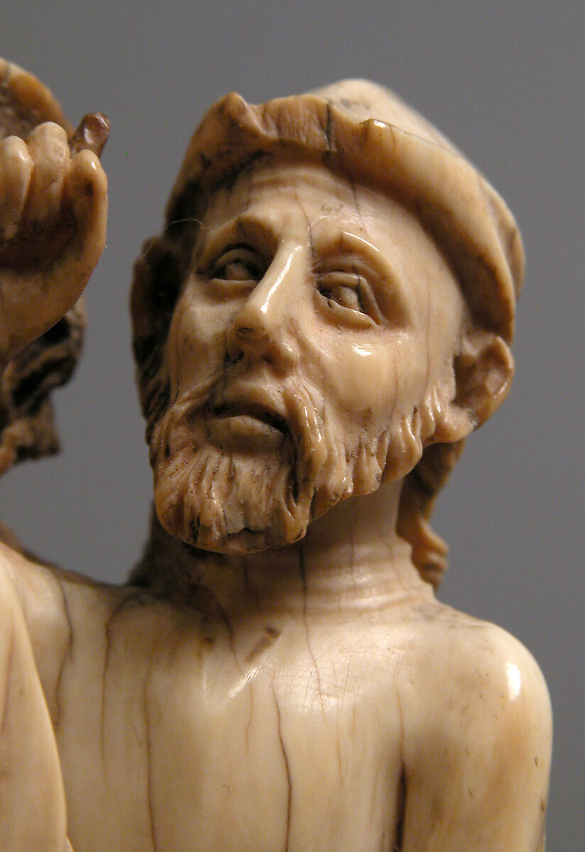 Relief from a Crucifixion Group, Elephant ivory, North French, British or Netherlandish (?)