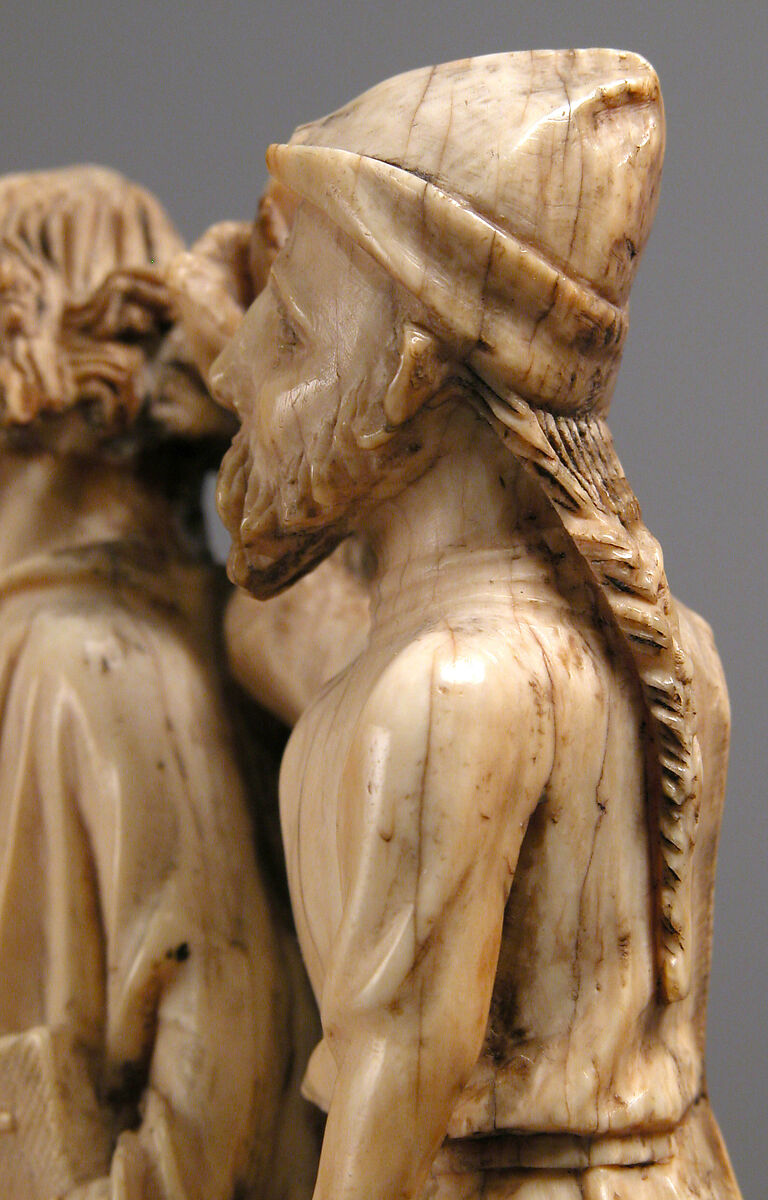 Relief from a Crucifixion Group, Elephant ivory, North French, British or Netherlandish (?)