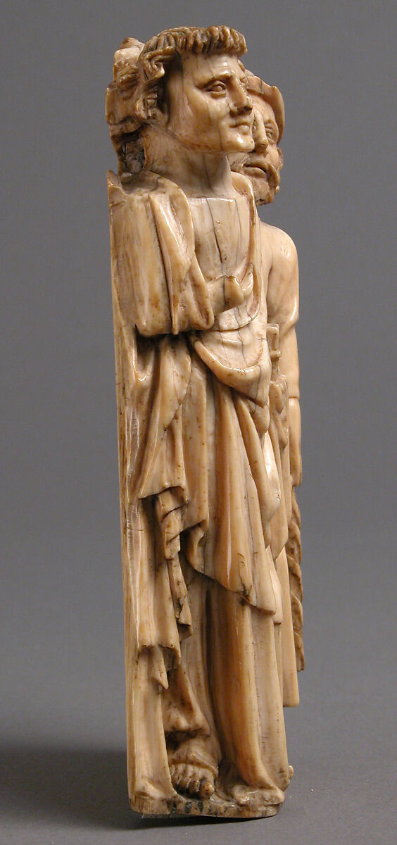 Relief from a Crucifixion Group, Elephant ivory, North French, British or Netherlandish (?)