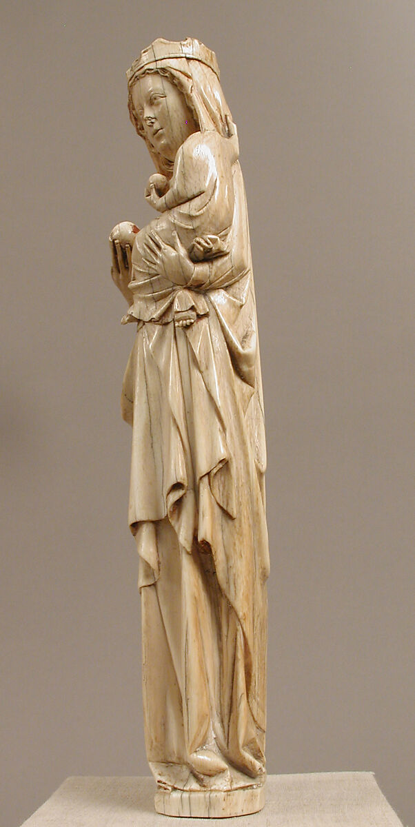 Virgin and Child, Elephant ivory, North French