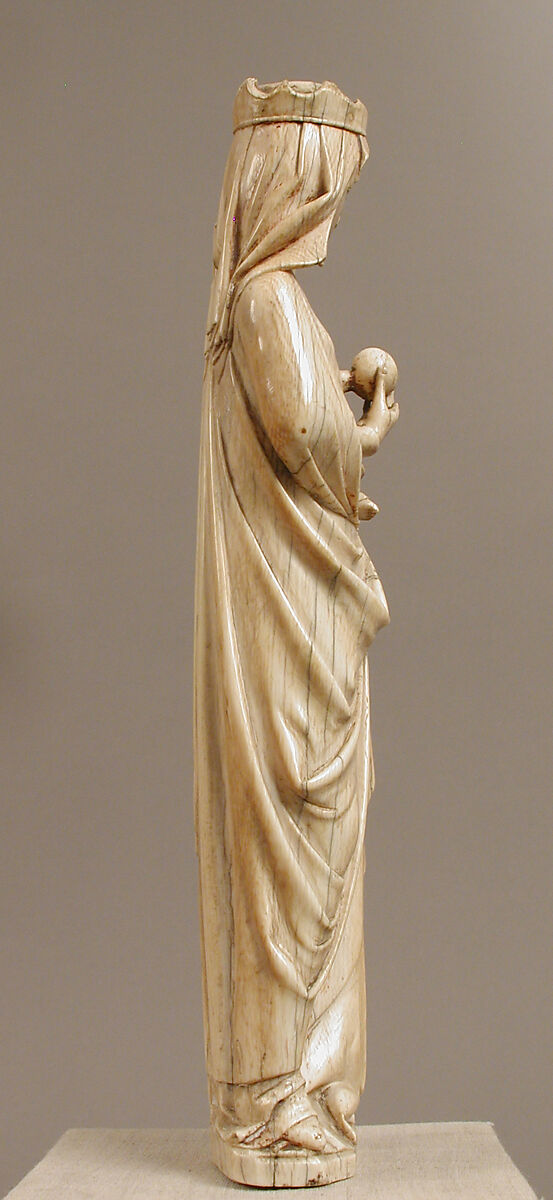 Virgin and Child, Elephant ivory, North French