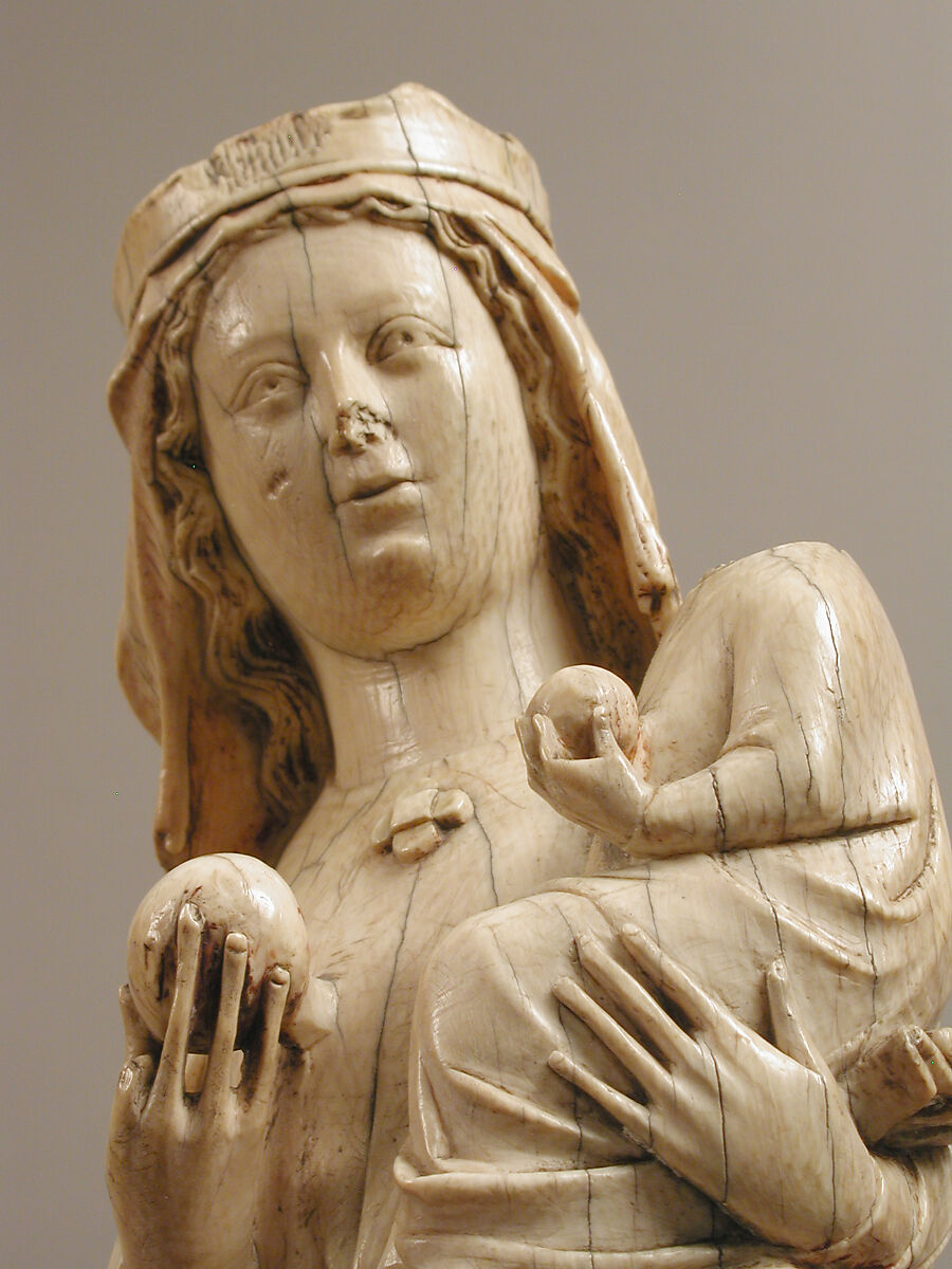 Virgin and Child, Elephant ivory, North French