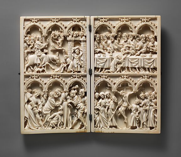 Diptych with Scenes from Christ's Passion