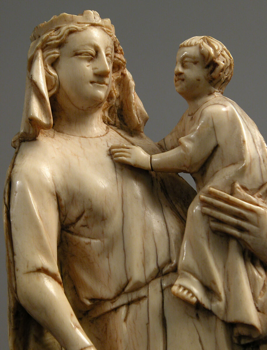 Virgin and Child, Elephant ivory, French