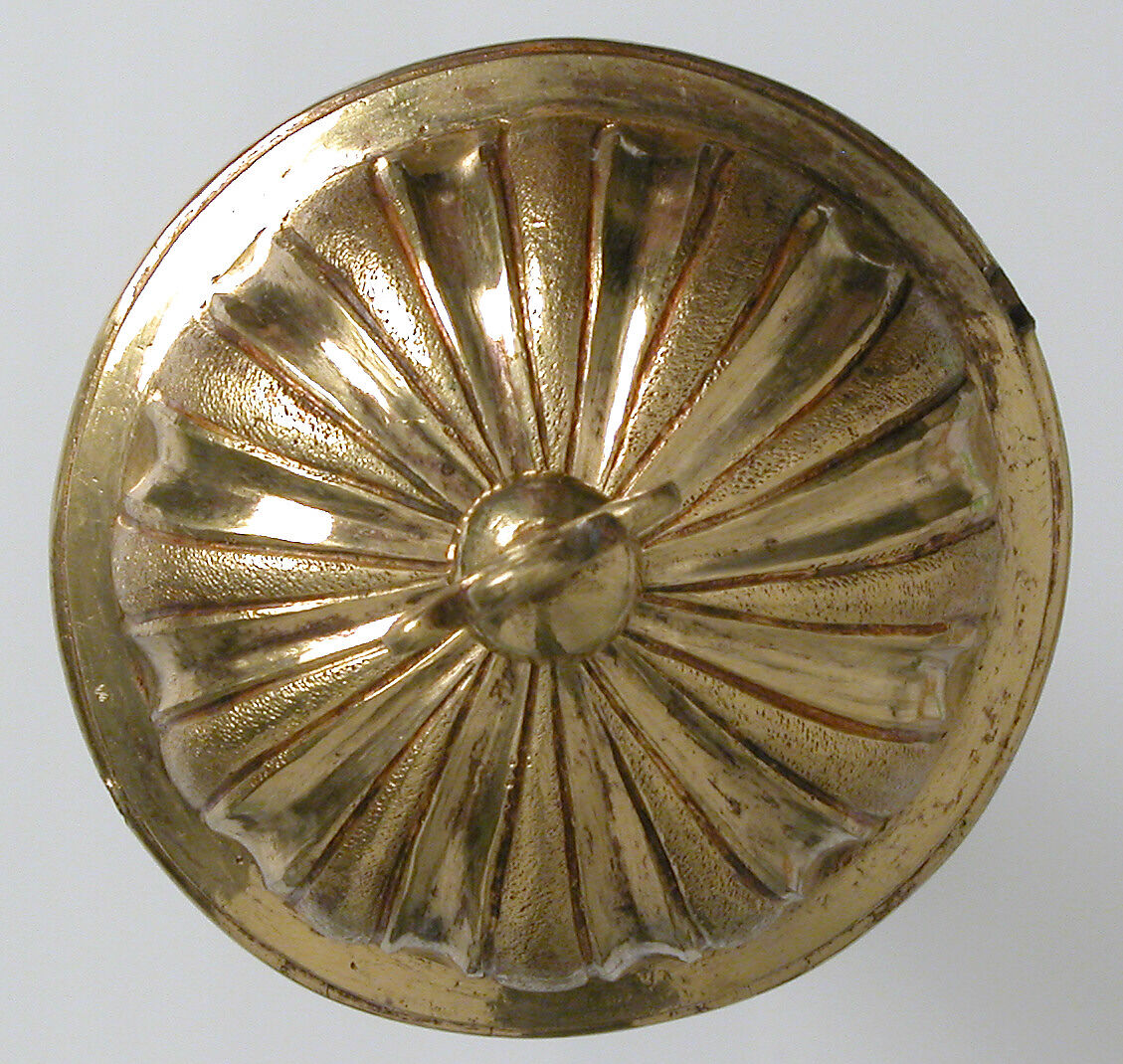 Reliquary, Copper-gilt, champlevé enamels, glass, Italian