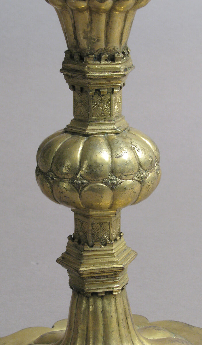 Reliquary, Copper-gilt, rock crystal, silver and niello plaque, Italian