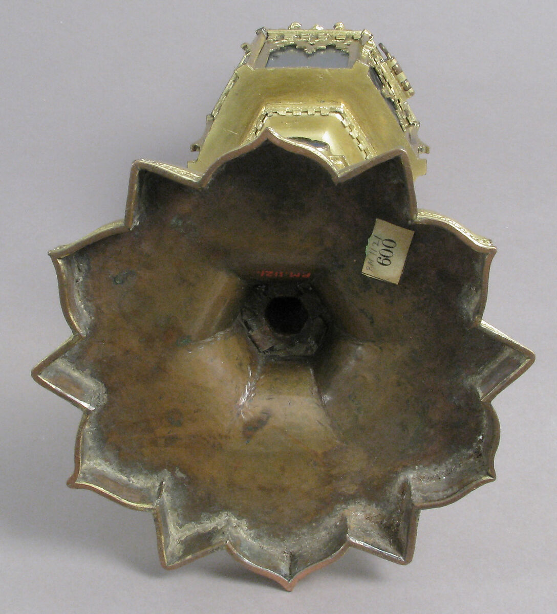 Reliquary, Basse taille enamel, silver, gilded copper, glass, Italian